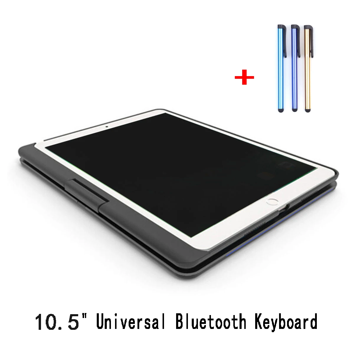 10.5 Для apple iPad Pro 9,7/iPad Air 1/Air 2 9,7 '/10,5' универсальная Складная Bluetooth беспроводная клавиатура откидная Складная подсветка - Цвет: 10.5