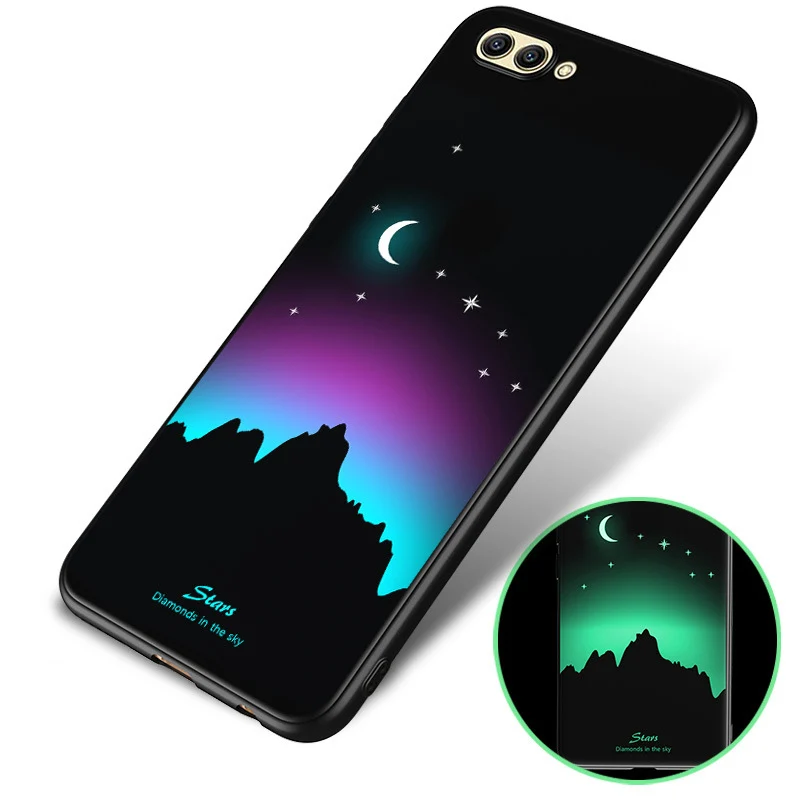 Светящийся чехол для Huawei Honor 9 Lite View 10 окрашенный с картинкой из сериала Teen Wolf