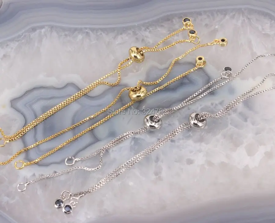 20 шт смешанных цветов Очаровательная цепочка для изготовления браслета макраме