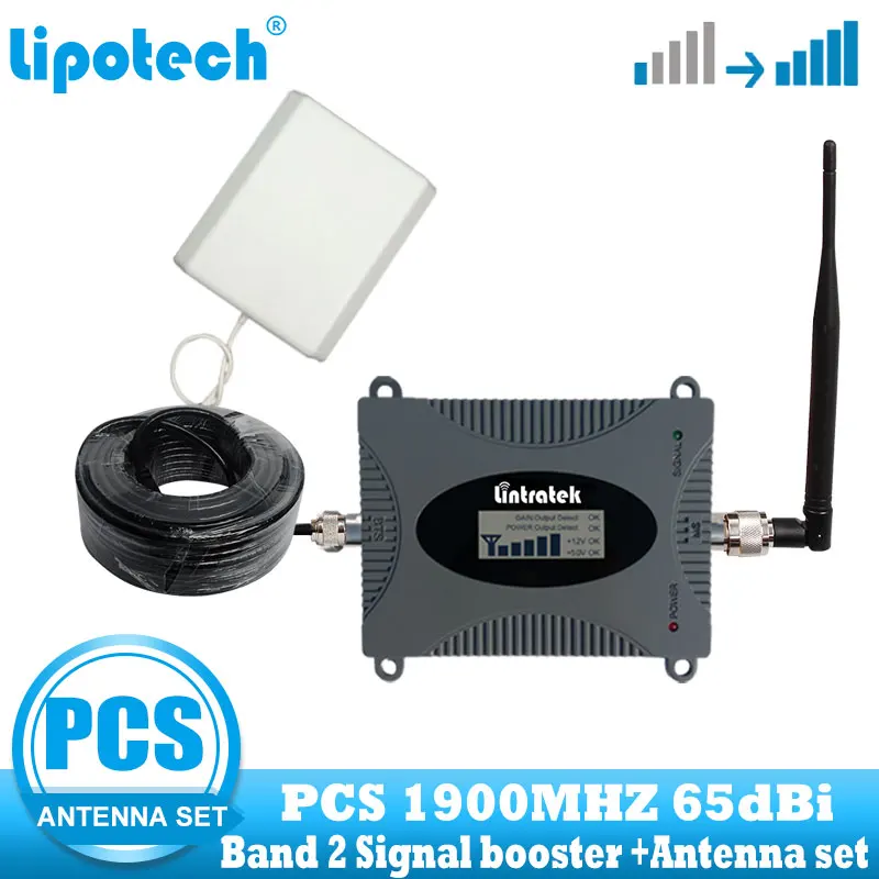 Lintratek PCS 1900MHZ 3g усилитель сигнала 4G ретранслятор антенны сотовый телефон связи 1900