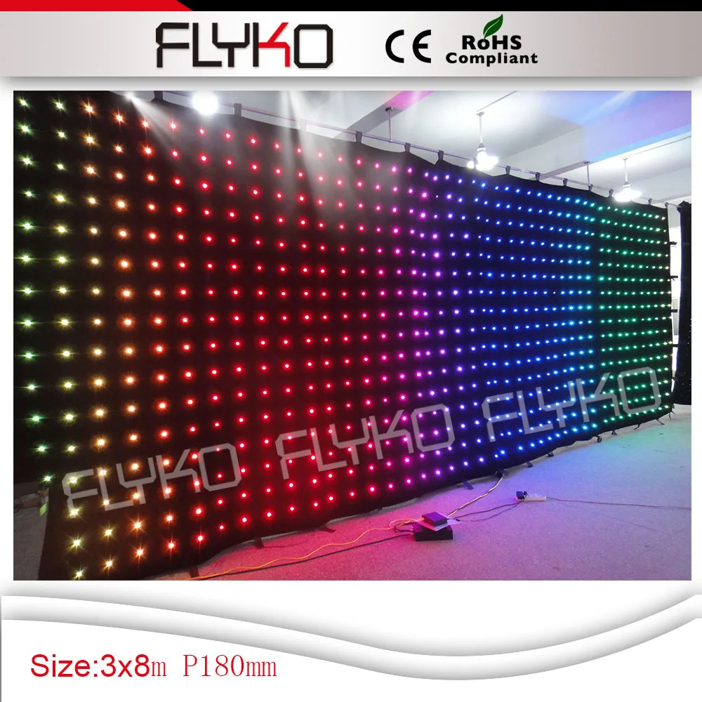 

Полноцветный тканевый светодиодный сценический фон