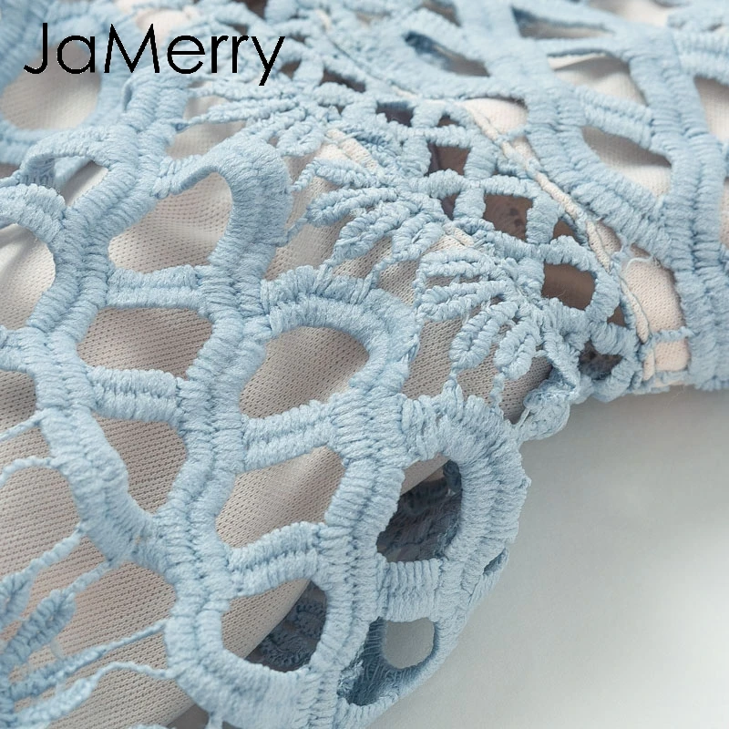JaMerry, винтажное, сексуальное, однотонное, с вырезом, женское платье, на тонких бретелях, с вышивкой, гофрированное, летнее платье, вечерние, мини платья, vestidos