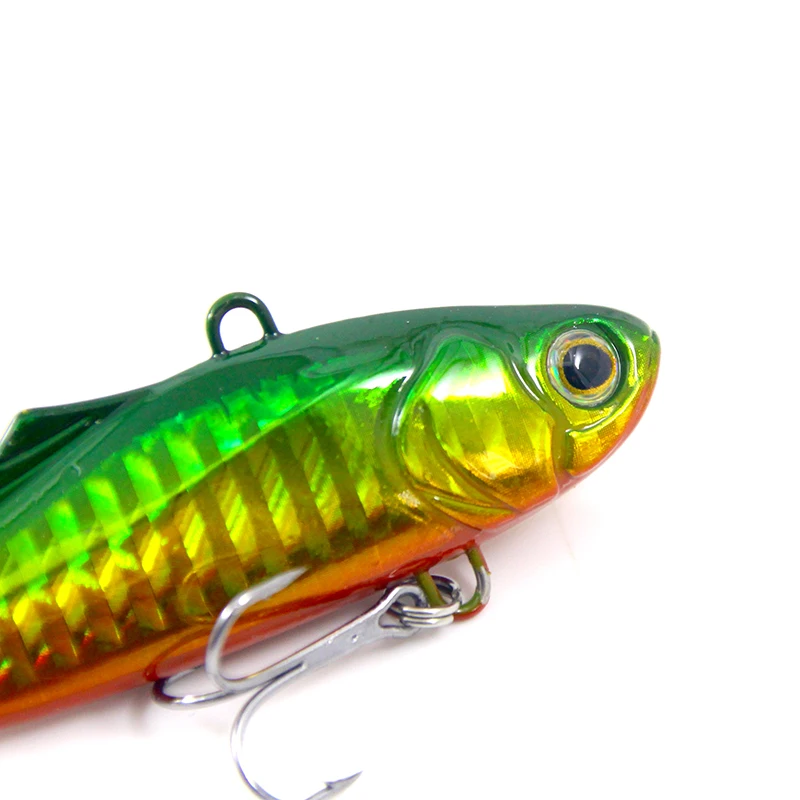 YTQHXY Hars Lured VIB Bait Sinking Wobblers 7.3cm 22.5g 2 Bass Treble Hooks High Quality Crankbait Minnows Fihing Tackle WQ243 | Спорт и