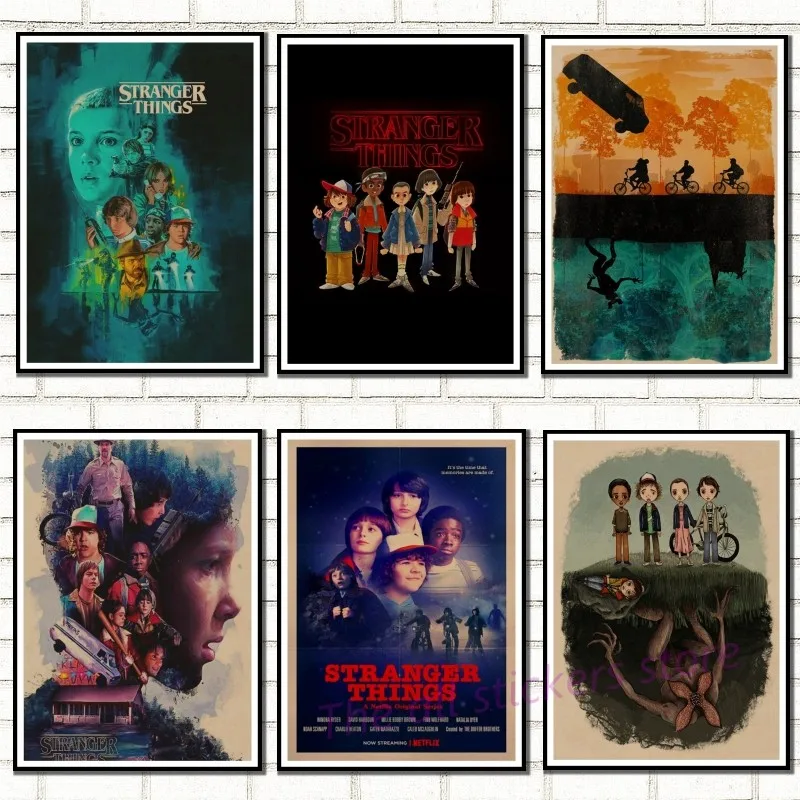 Винтажный Фильм очень странные дела 2 Ретро плаката домашний декор крафт бумага