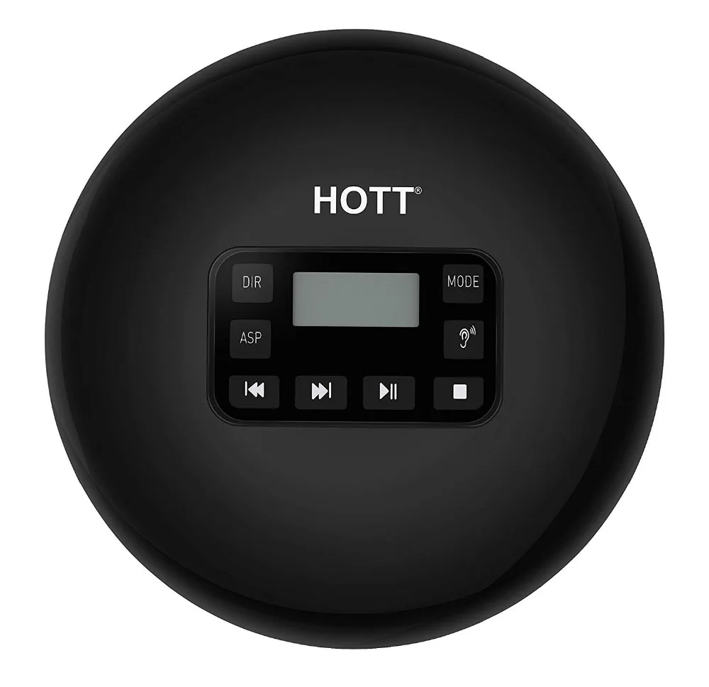 HOTT CD плеер с ЖК-дисплеем противоударная функция персональный Компактный Диск CD Walkman с разъемом для наушников, защита от пропуска