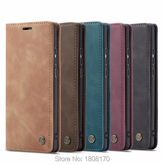 CaseMe кожаный чехол кошелек для Samsung Galaxy A70 A50 A40 A20 A30 M10 M20 S10 5G S9 S8 Plus S7 Edge Ретро флип 50
