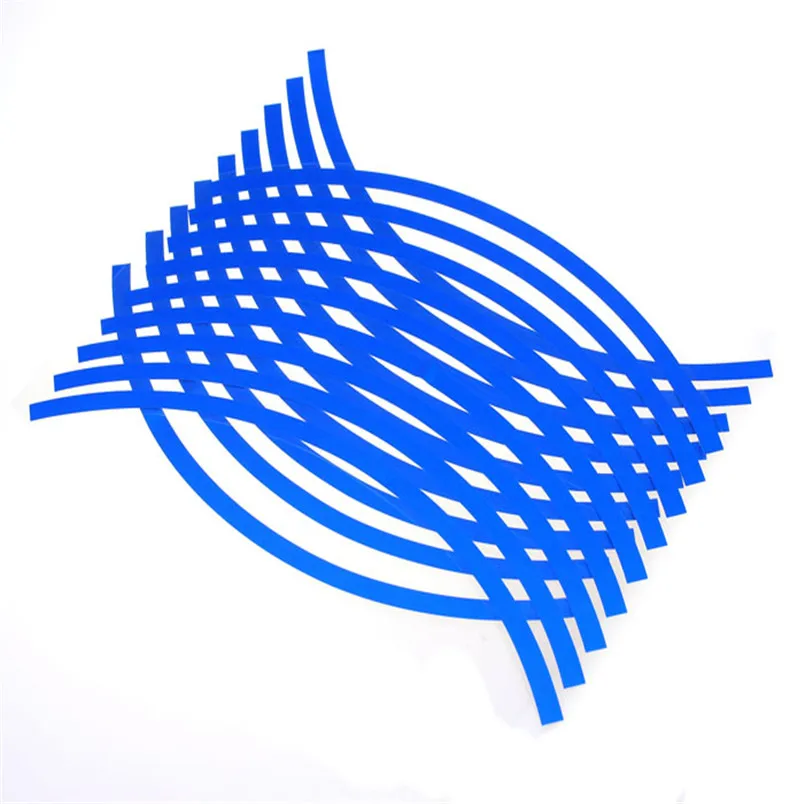 18 полосок наклейки на колеса мотоцикла автомобиля светоотражающая лента обода p30