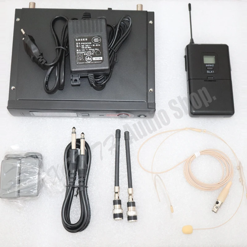 SLX SLX24 Профессиональная UHF Беспроводная микрофонная система Кардиоидная беспроводная гарнитура нагрудная гарнитура с лацканами сцена, караоке DJ