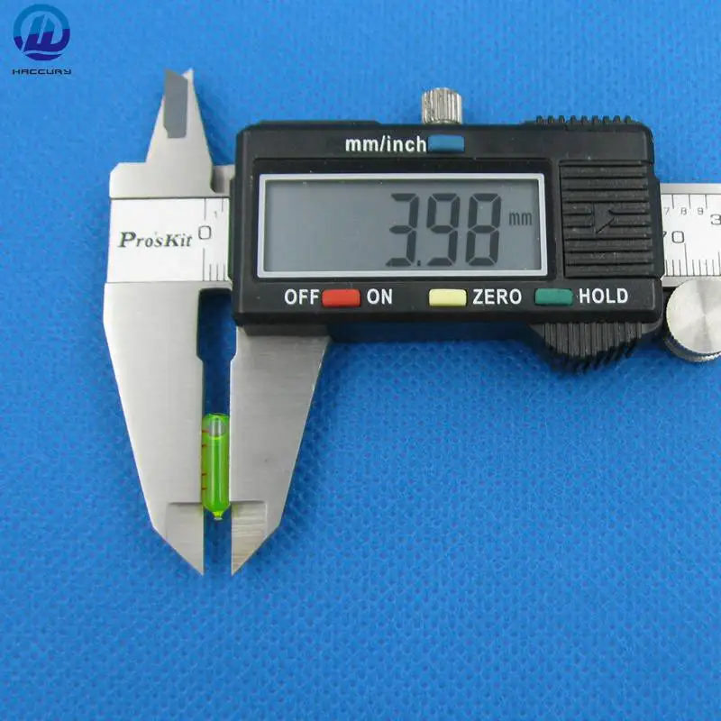 QASE 4*15 мм стеклянные мини фонари желтая вода|level bubble|mini spirit levelspirit level bubble |