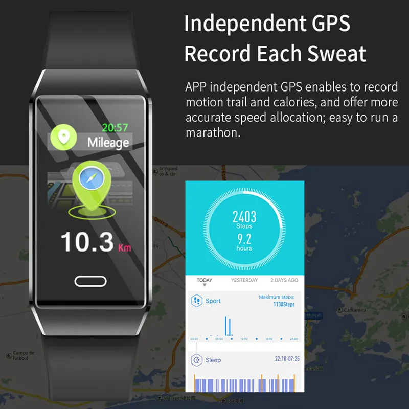 Смарт браслет X9 для мужчин и женщин пульсометр в режиме реального времени