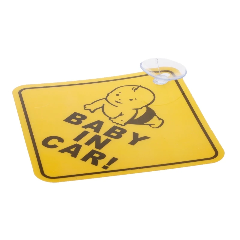 

BABY ON BOARD PVC Suck Warning Mark Sign Sticker Car Window Safety Notice Board