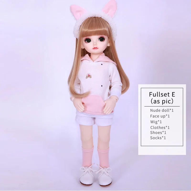 1/6 BJD кукла полный набор костюм Рита или Обнаженная кукла милый YOSD девушка тело полный набор