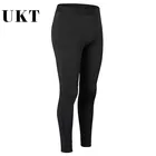Брюки UKT женские для бега, брендовые теплые облегающие эластичные леггинсы с завышенной талией, тренировочные спортивные штаны для воркаута