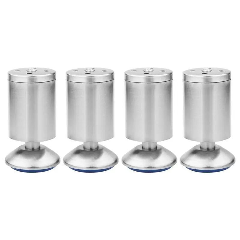 4 Высота регулируемая нержавеющая сталь серебряная мебель стол кровать диван