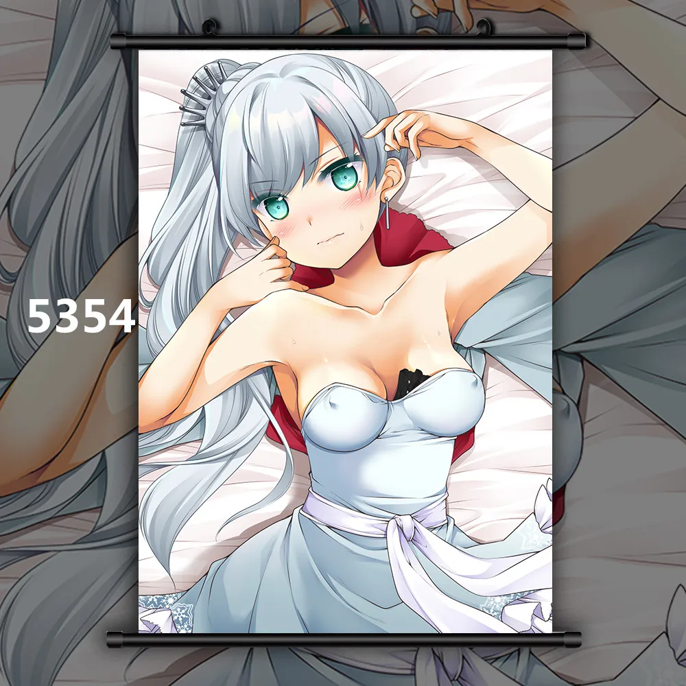 5354 RWBY Рубиновая Роза Вейс шни Аниме Манга настенный плакат свиток - Цвет: 5354