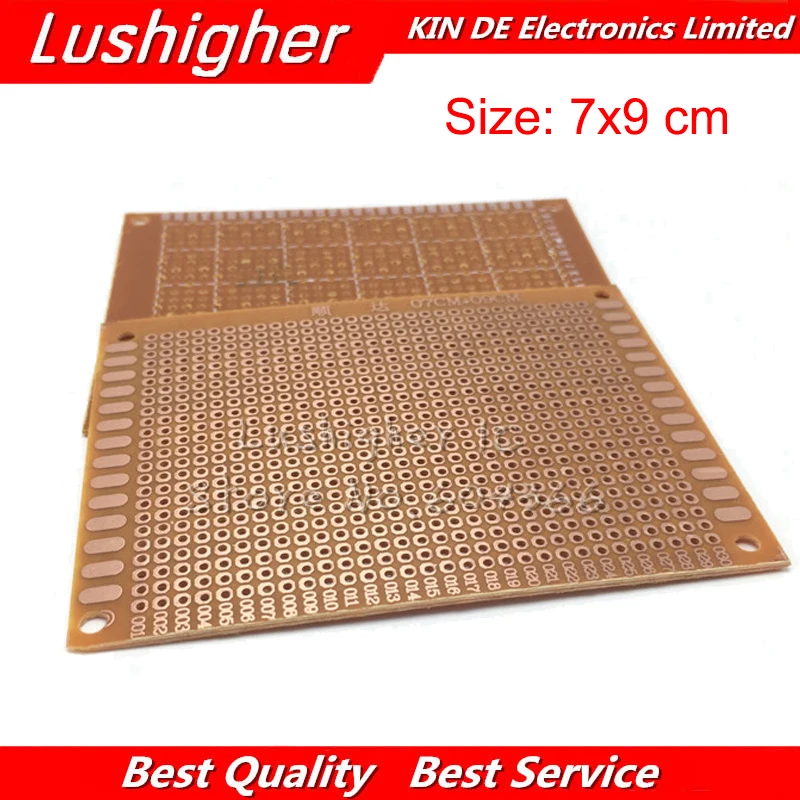 5 шт. PCB 7x9 см 7*9 DIY Прототип бумаги Универсальный Эксперимент Матрица печатной