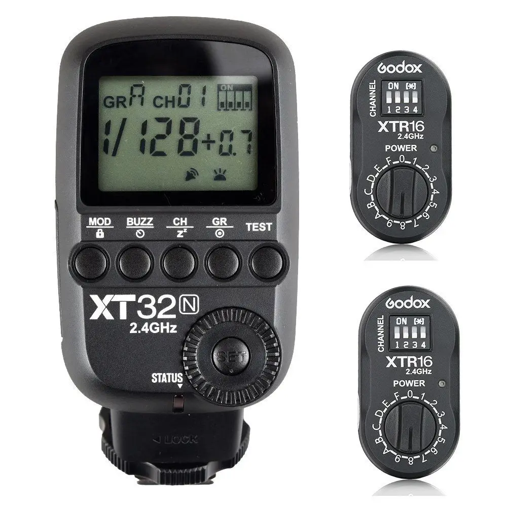 Беспроводная вспышка Godox XT32N 2 4G HSS 1/8000s для Nikon GODOX AD360 AD360II AD180|flash trigger|trigger for nikongodox