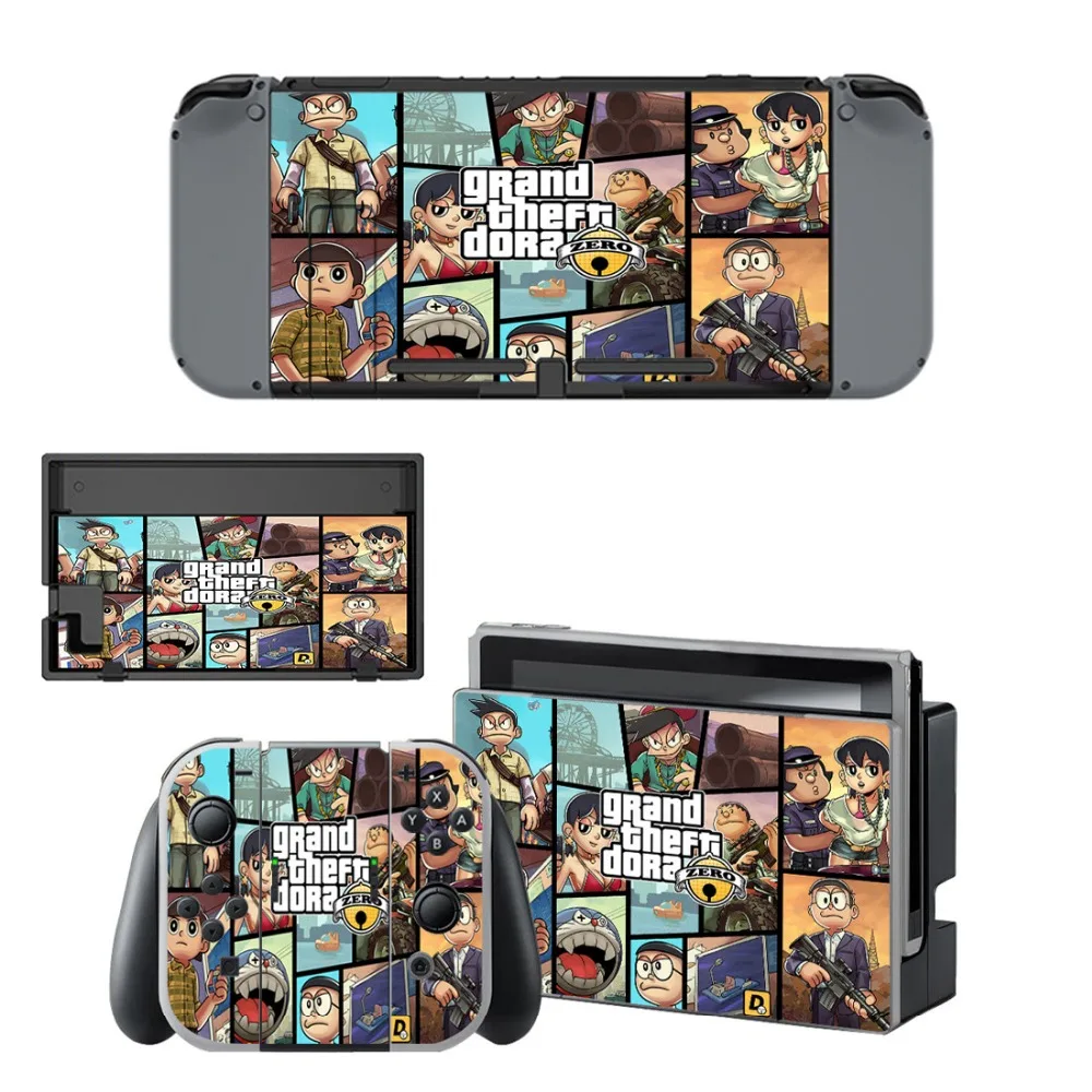 Виниловая кожа Наклейка GTA наклейка крышка для пульта переключения и Joy-Con контроллер
