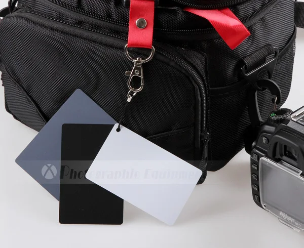 Аксессуары для камеры 3в1 карманный цифровой белый черный серый баланс карты 18%