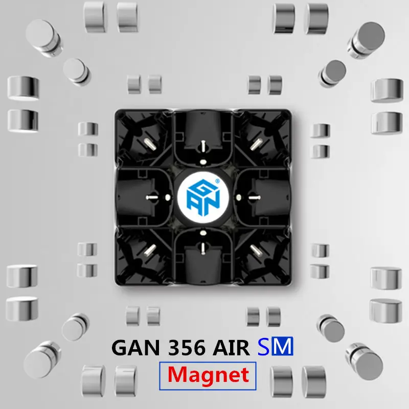 Gan 356 Air SM v2 Master puzzle magn&eacute;tico magic speed gan cube 3x3x3 profesional gans cube gan356 imanes juguetes GAN 356 RS-4