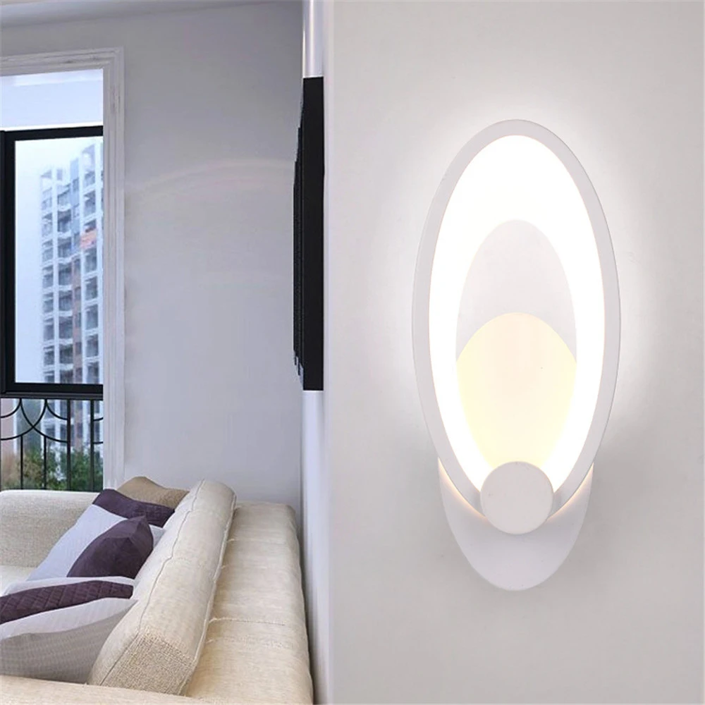 LED wall lamp simple modern bedside bedroom sconce living room corridor study rabbit ears warm light fixtures | Лампы и освещение