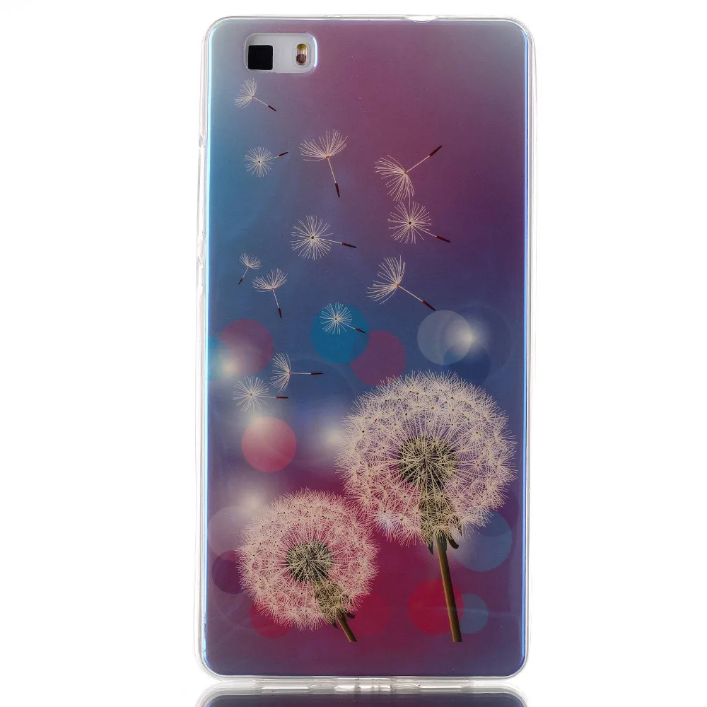 Мода Синий Луч Дизайн Для Huawei P9 Lite Телефон case мягкие TPU задняя Крышка для huawei P8 lite
