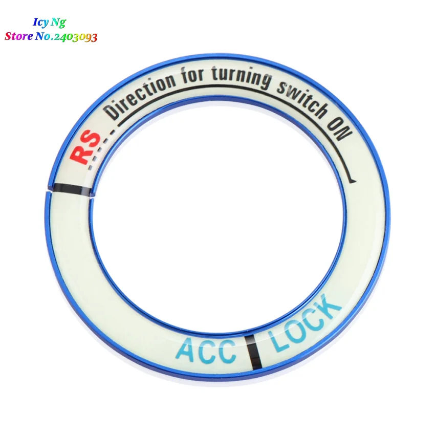 Люминесцентное кольцо для запуска и остановки зажигания двигателя автомобиля Alfa