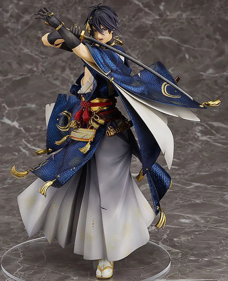 Аниме Touken Ranbu Online ПВХ Фигурки игрушки меч искусство онлайн боевые Mikazuki мунехика
