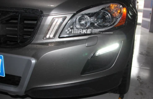 

LED DRL Daytime Running Light Fog Lamp Cover 2pcs for VOLVO XC60 2010-2011 2012