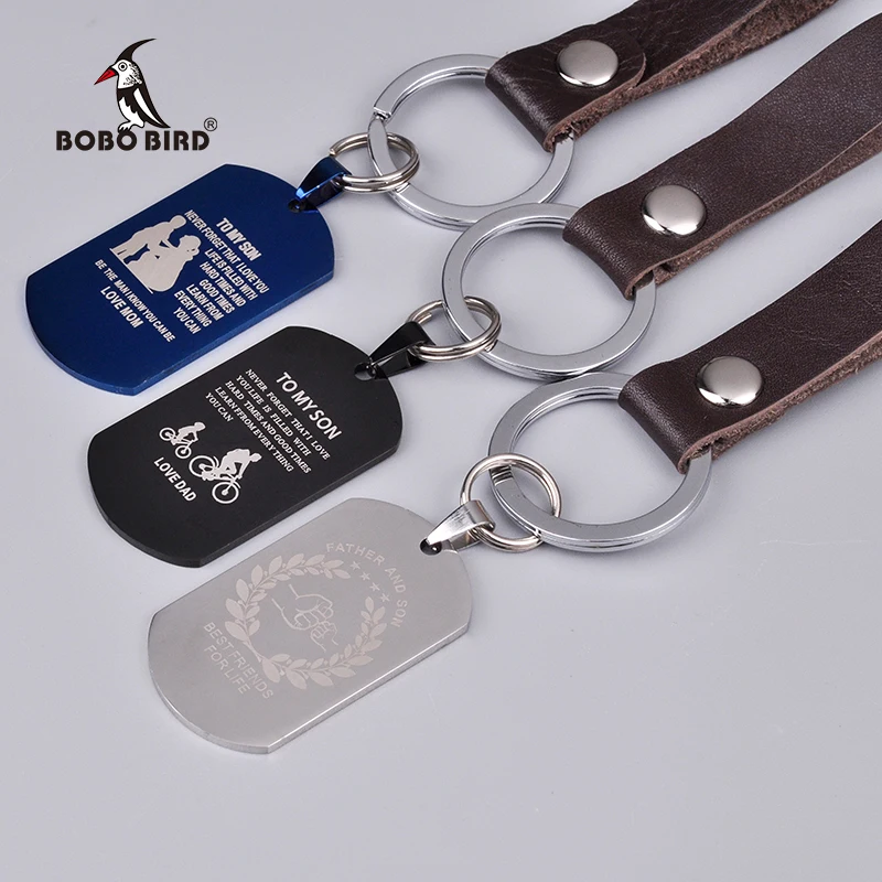 

Stainless Steel Custom Pendant Dogtag Engraved Logo Name Key Chain Necklace for Gift