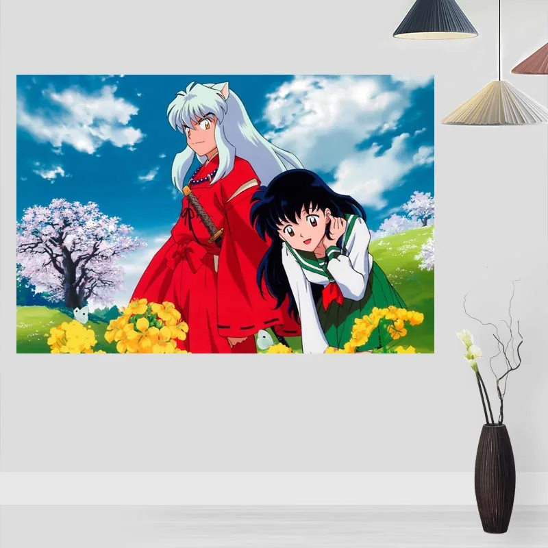 Постеры и принты аниме Inuyasha на заказ настенные картины для гостиной Современный