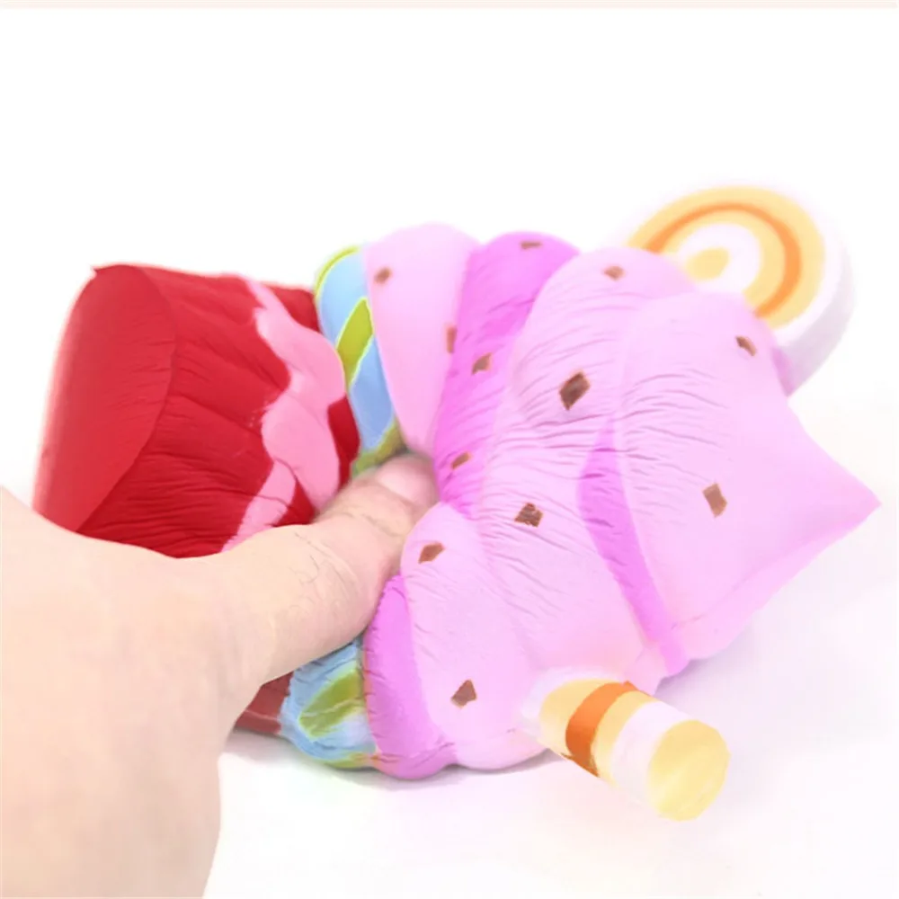 Мягкое мягкое Kawaii крем-торт медленно поднимается сжимаемая игрушка для снятия