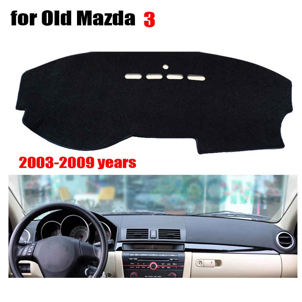 

Приборная панель автомобиля охватывает коврик для старой MAZDA 3 2003 до 2009 левосторонний привод dashmat pad dash обложки инструмент платформы аксессу...