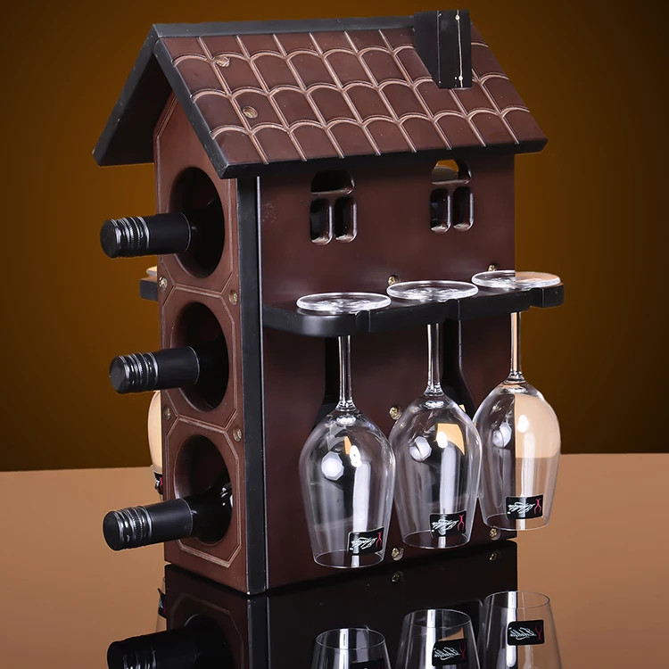 Деревянная Винная стойка для шкафа европейская винограда деревянная винная рама