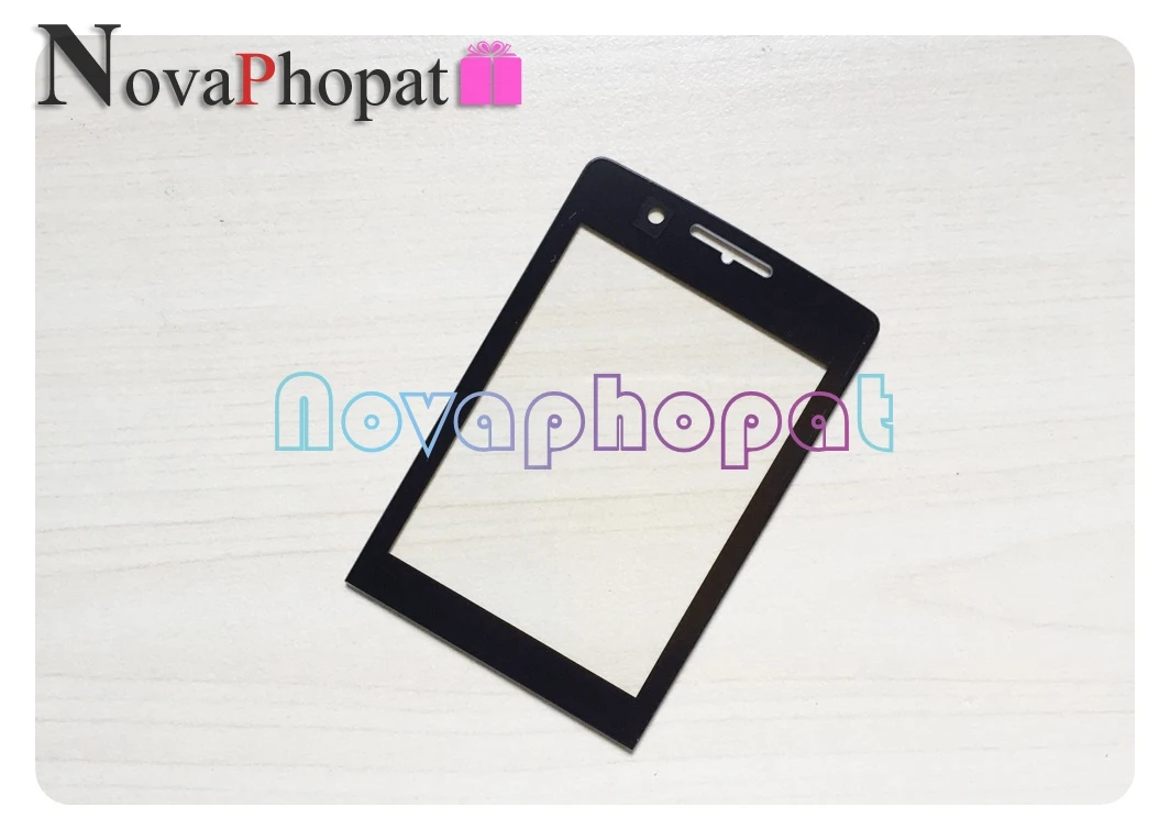 Novaphopat черный стеклянный экран для Philips Xenium X623 623 замена стеклянной панели