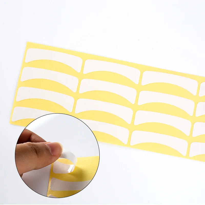 100 Pairs Eyelid Isolation Paper Eyelash Extension Pad For Adhesive Sticker Wrap DIY Beauty Makeup Tool | Красота и здоровье