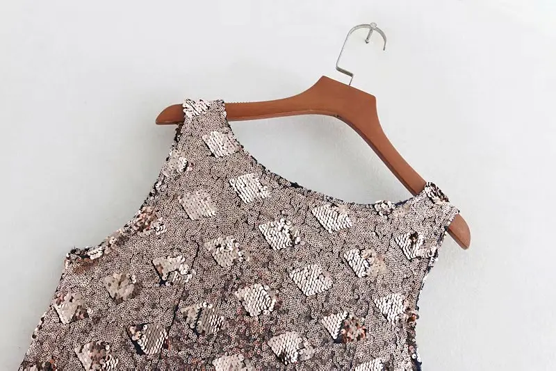 2019 новая женская мода с круглым вырезом расшитая блестками Узорчатая Алмазная