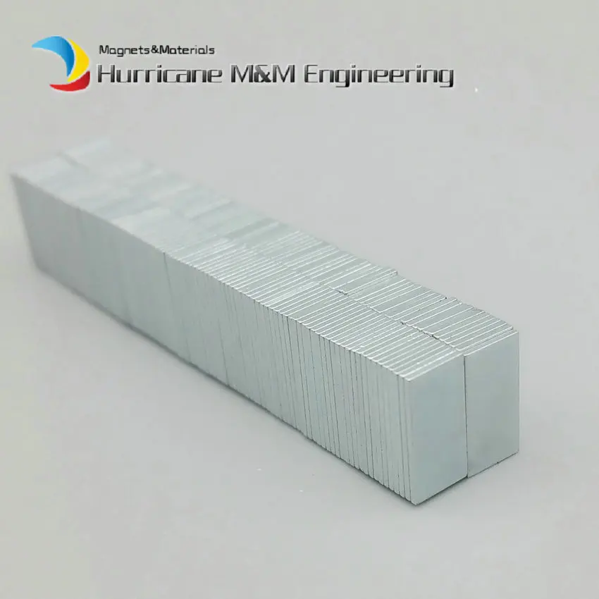 NdFeB магнит блок 10x5x0 6 мм N38EH высокая рабочая температура. Неодимовые постоянные