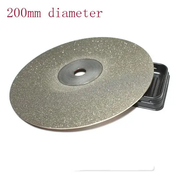 Круглый Алмазный фотоинструмент зернистость 200 мм 60/80/180/280/400 Грит нож алмазная