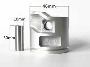 Комплект поршня и колец 46 мм для ремонта бензопилы Hus562XP