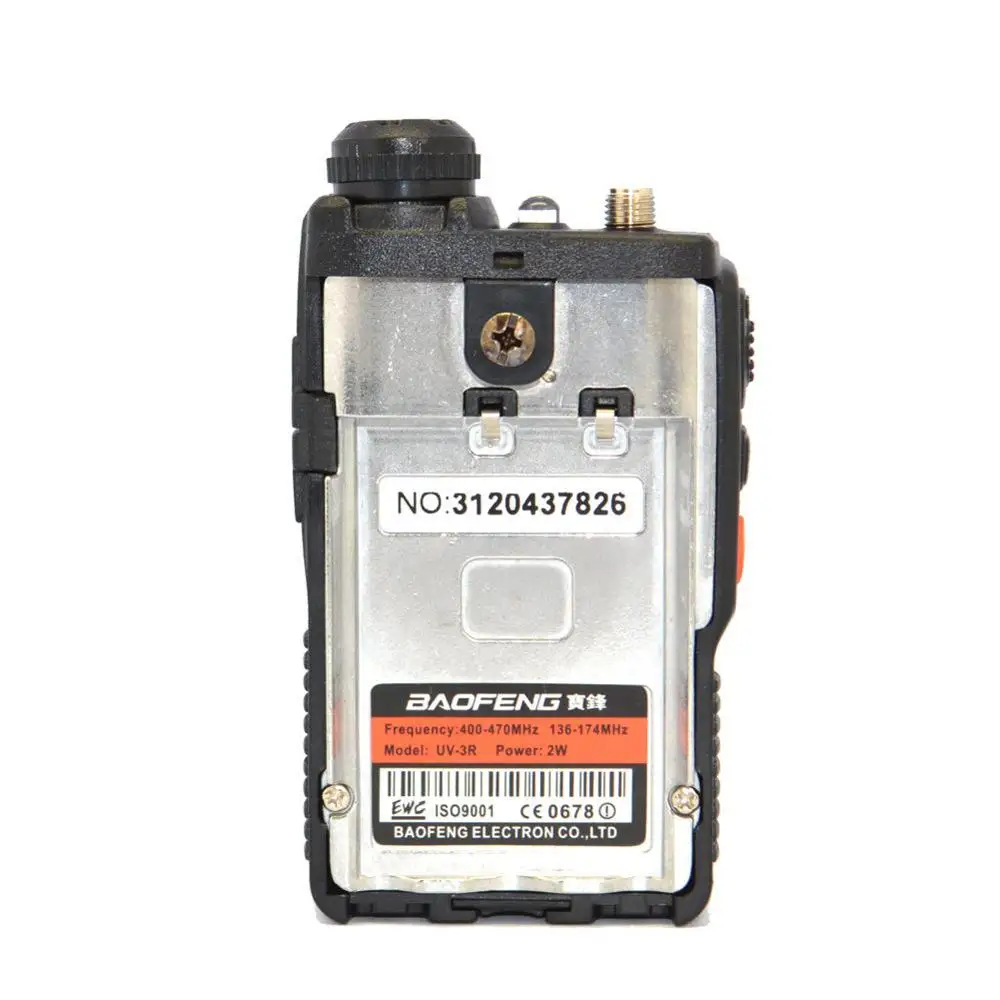 

BaoFeng UV-3R Mark II 136-174/400-470MHZ Dual Frequency Display Two-Way Radio