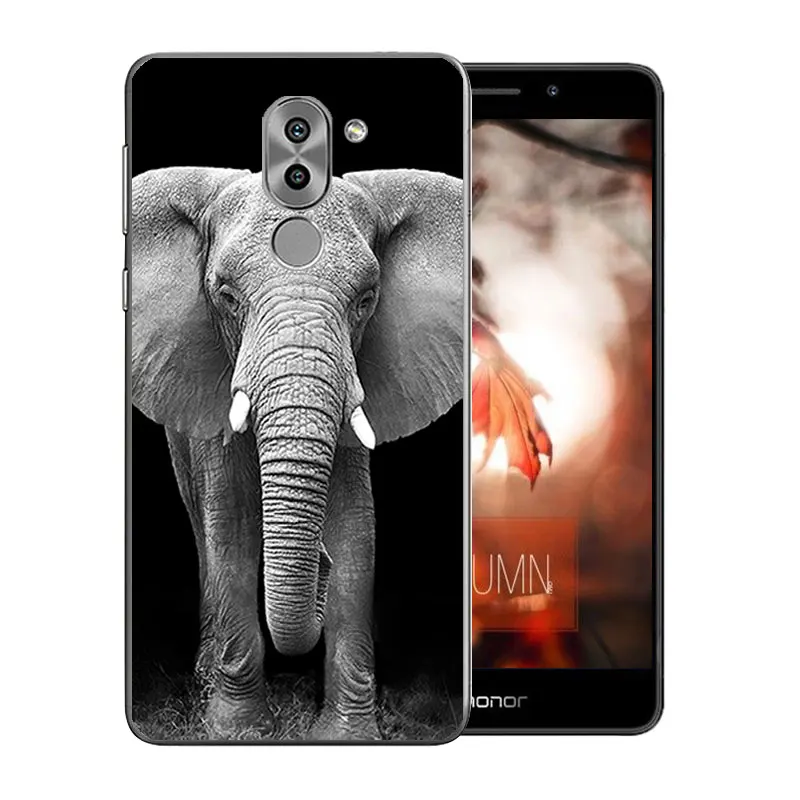 For Huawei Honor 6X Phone Cases Clear Soft Silicone Back Cover Hook Pattern for GR5 2017 Mate9 Lite Fundas Bag |