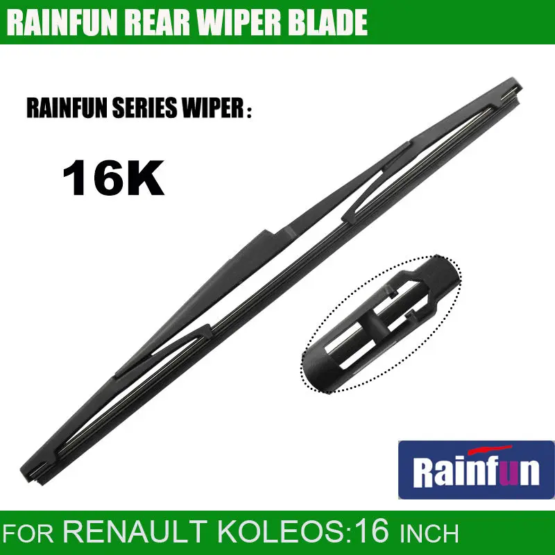 RAINFUN 16K задние стеклоочистители для RENAULT KOLEOS 16 дюймов (405 мм) Задние | Автомобили и