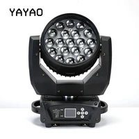 ya yao 19x15w led zoom moving head light rgbw wash effcect light for dj party disco clubs equipment screen stage light