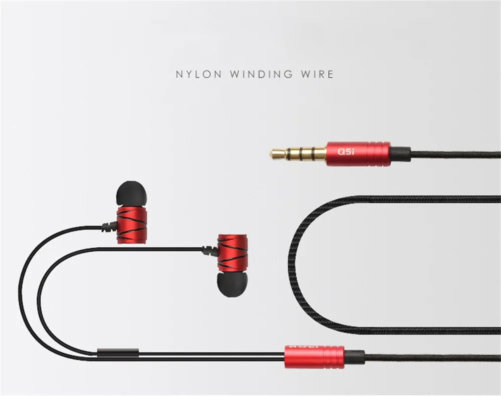 In-ear 3 5 мм стерео наушники спортивные музыкальные HiFi с микрофоном для iPhone xiaomi mp3 |
