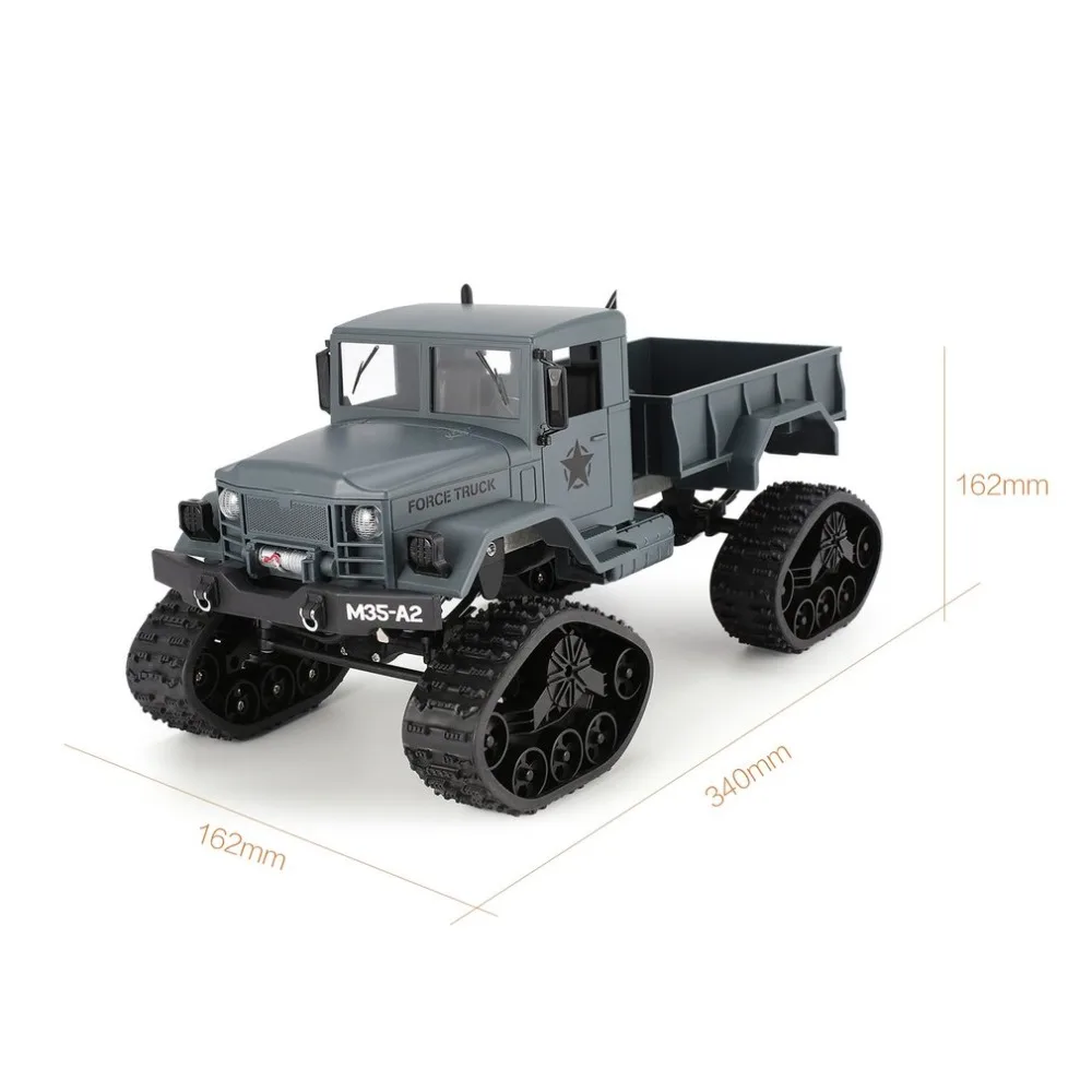 OCDAY FY001B 2 4 ГГц 1/16 4WD Caterpillar внедорожных RC военный грузовик альпинист гусеничный