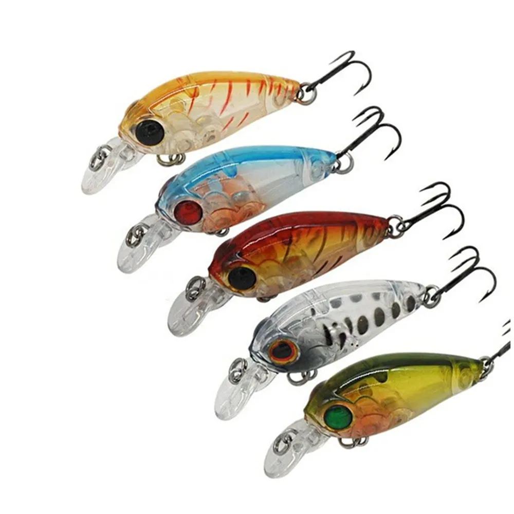 TAF Розничная Crankbait 3 5 см г плавающий 1 0 м рыболовные приманки VMC крючок Ассорти