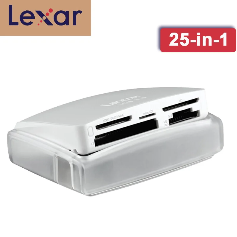 Lexar мульти карта 25 в 1 считыватель смарт карт памяти USB 3 0 500 МБ/с./с компактный TF SD CF