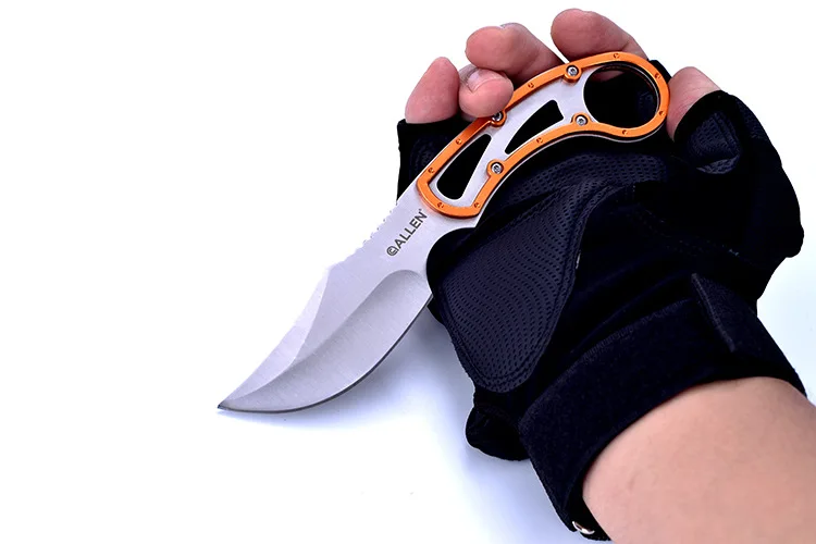 ToughKeng маленький фиксированный нож 3Cr13 стальной Космический алюминиевый ручка