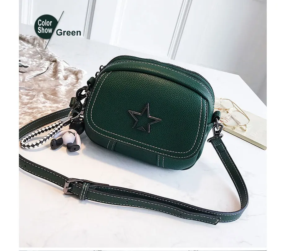 Beibaobao Flap PU Leather Mini Handbag Hotsale Lady Shoulder Bag Women Satchel Shopping Purse Messenger Crossbody Bags Star